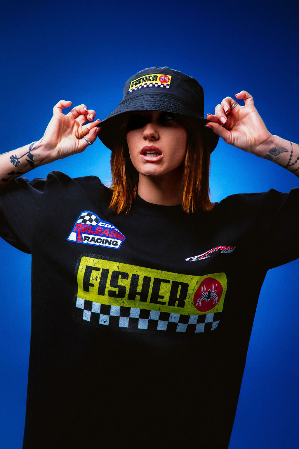Fisher Finish Line Bucket Hat
