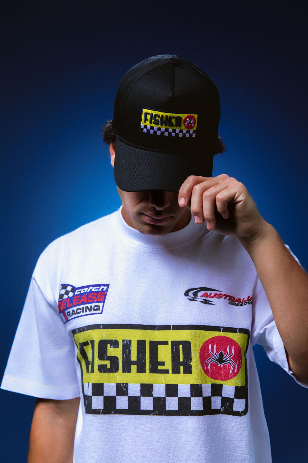 Fisher Speedway Snapback Hat