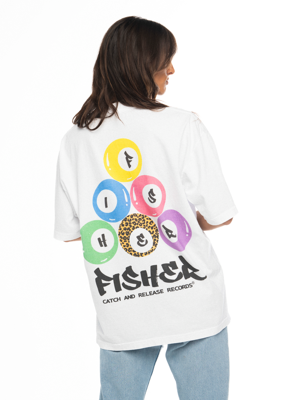 8-Ball Logo Tee (White)