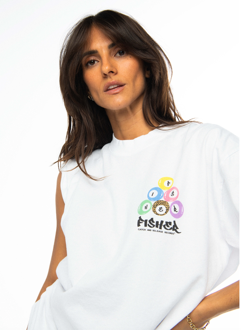 8-Ball Logo Tee (White)