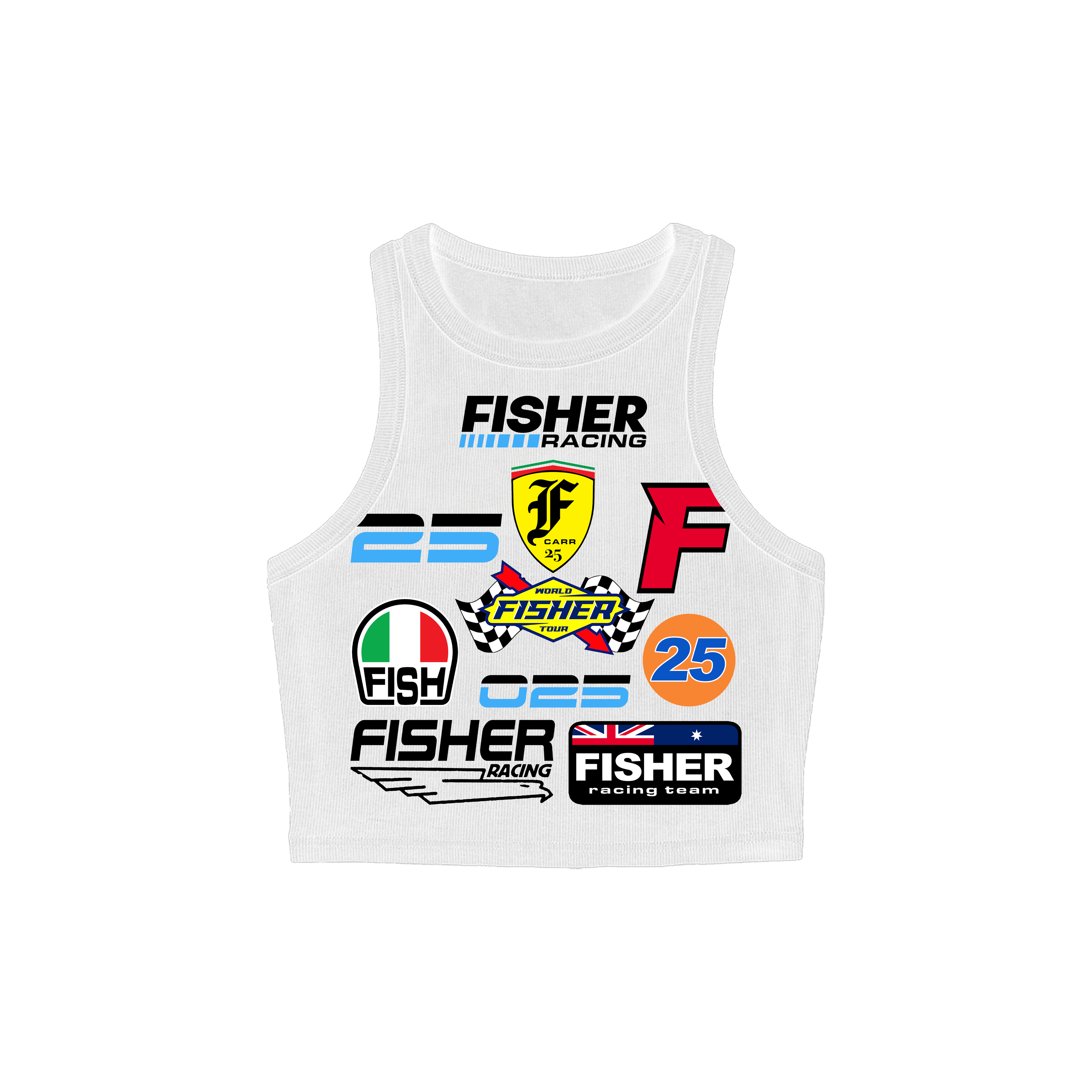 Racer Cropped Tank