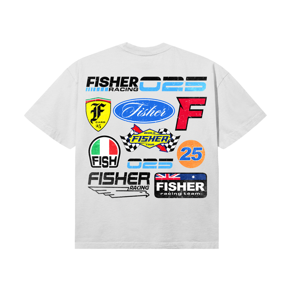 Racer Logo Tee (White)