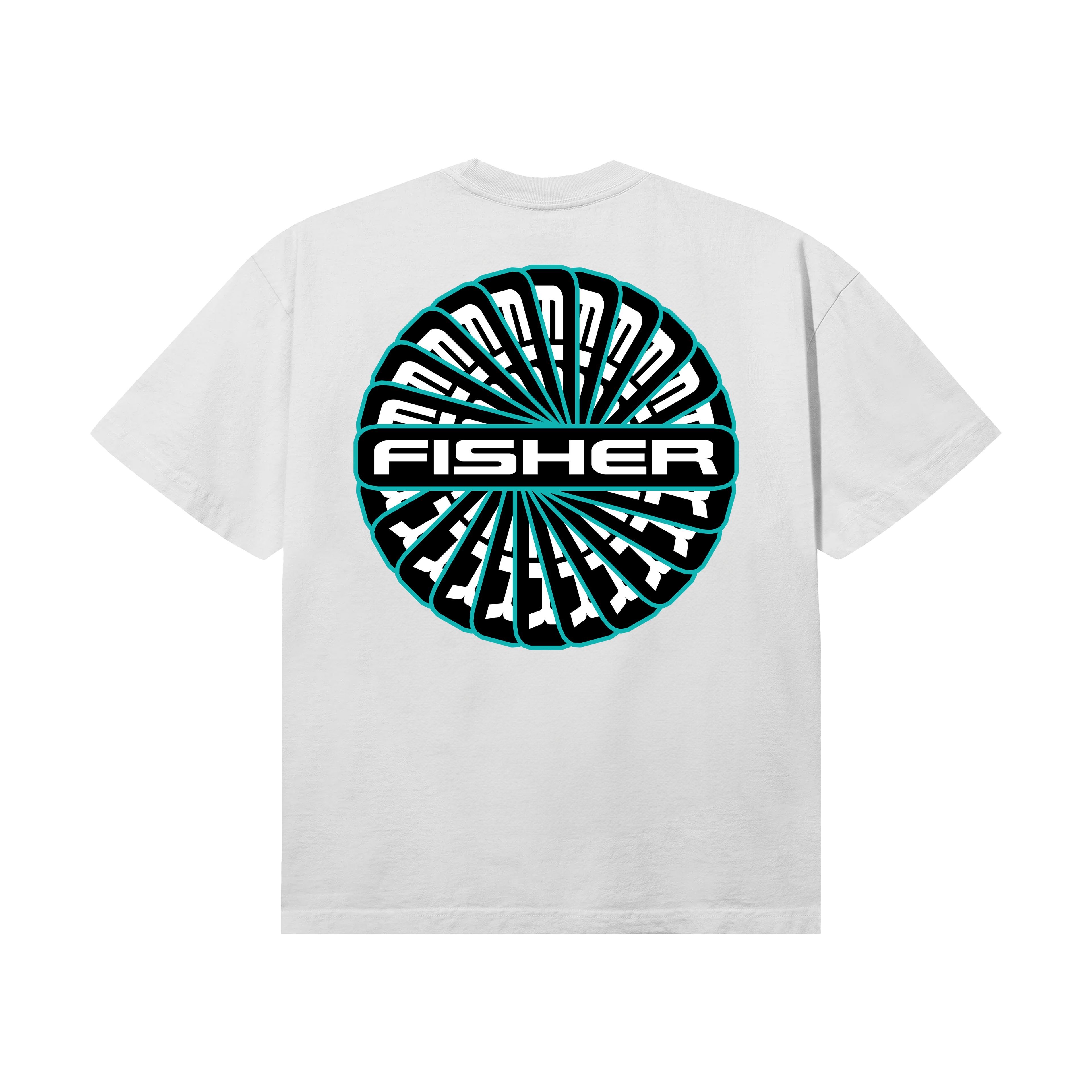 Hypnotized Fisher Tee (White)