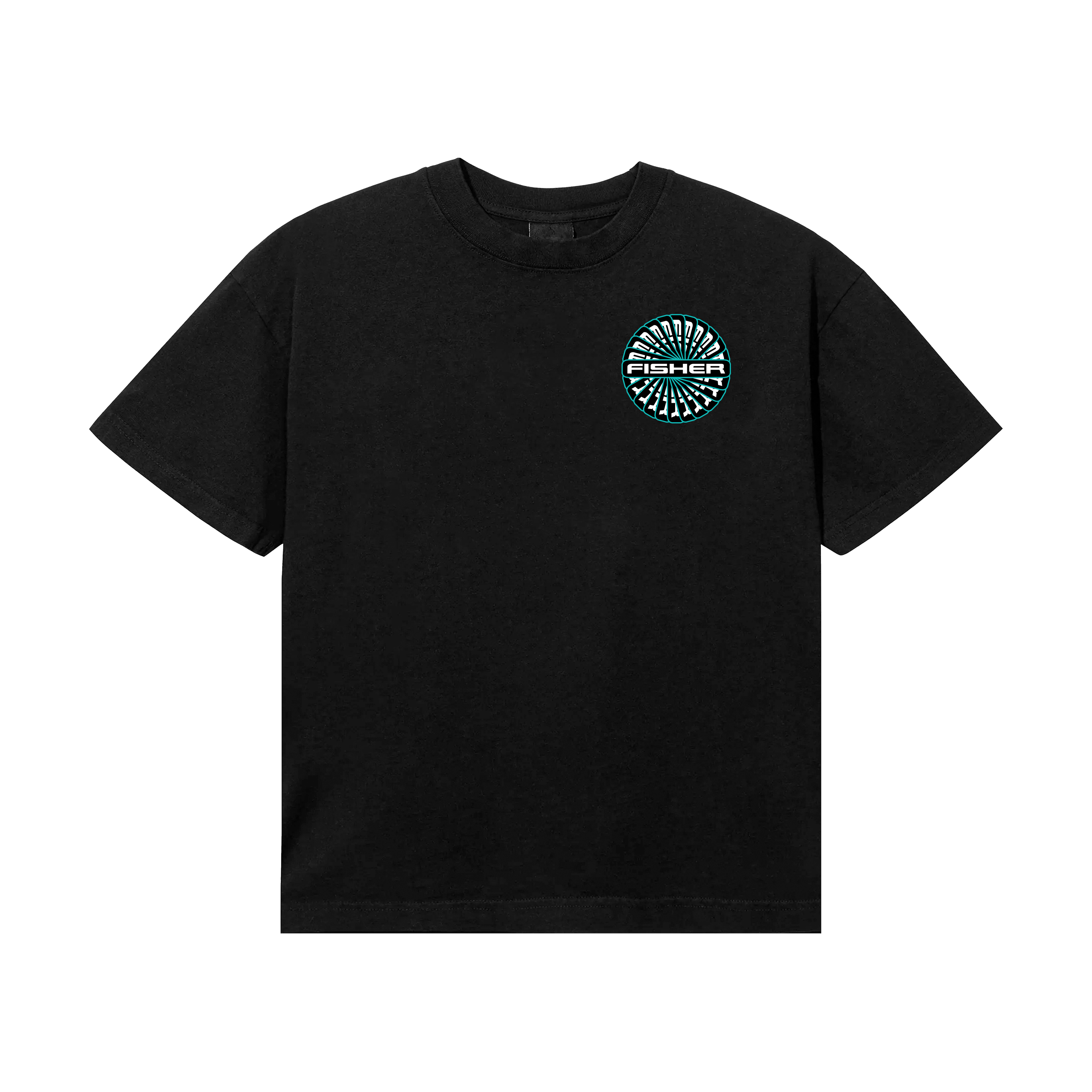 Hypnotized Fisher Tee (Off-Black)