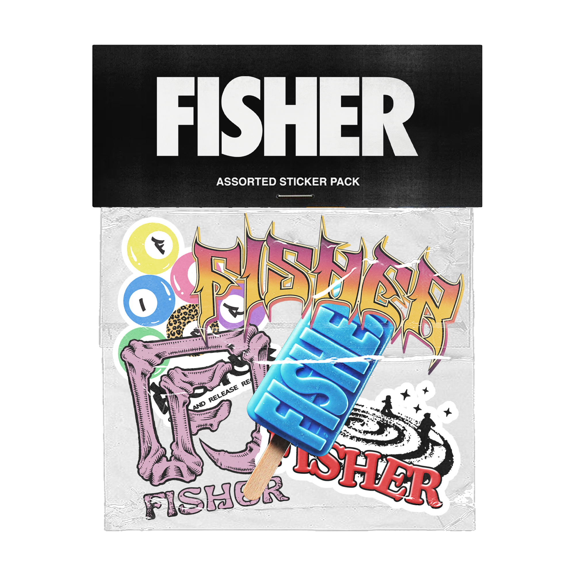 Fisher Sticker Pack