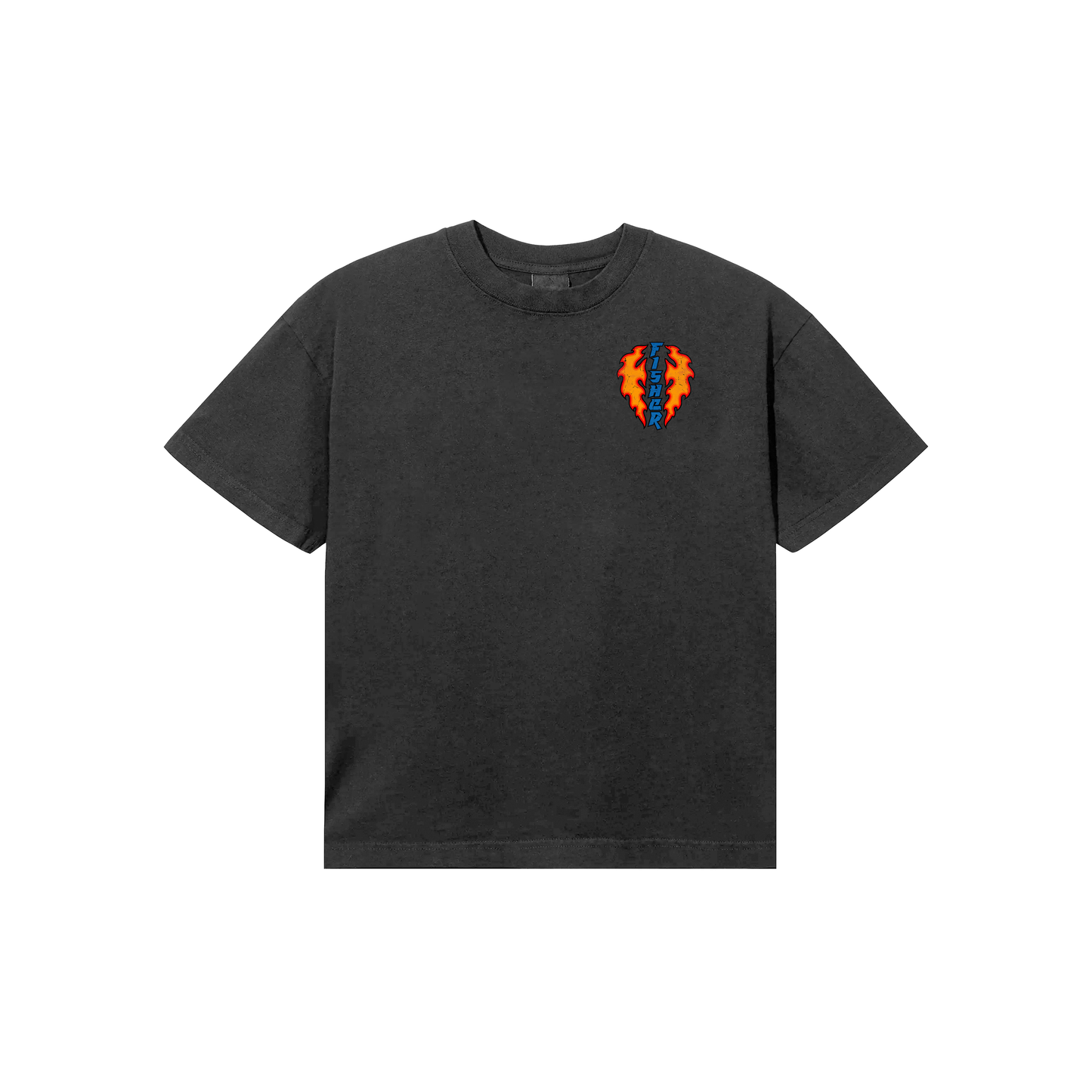 Fisher Flame Logo Tee (Vintage Black)