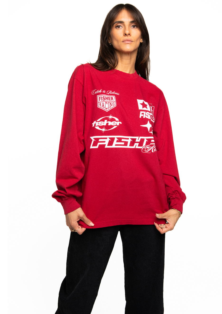 Fisher Racing Long Sleeve (Red)