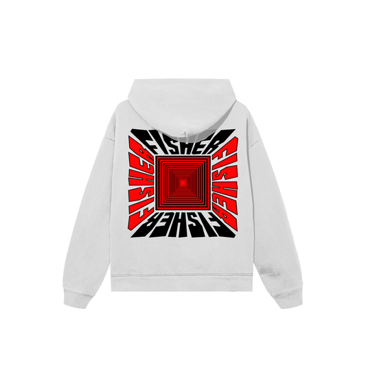 Illusion Logo Hoodie (White)