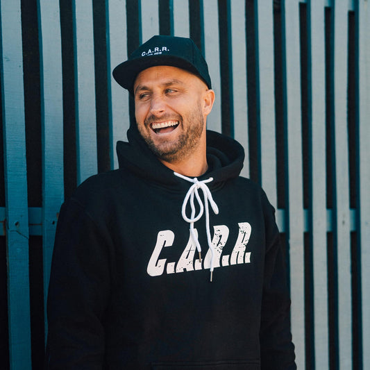C.A.R.R. TEXTURED LOGO HOODIE